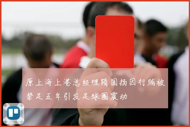原上海上港总经理隋国扬因行贿被禁足五年引发足球圈震动