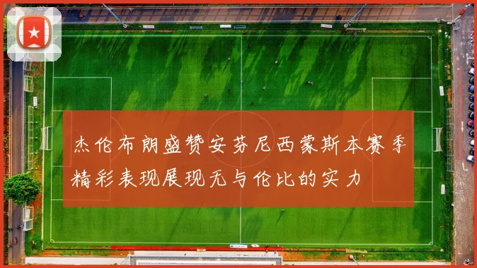 杰伦布朗盛赞安芬尼西蒙斯本赛季精彩表现展现无与伦比的实力